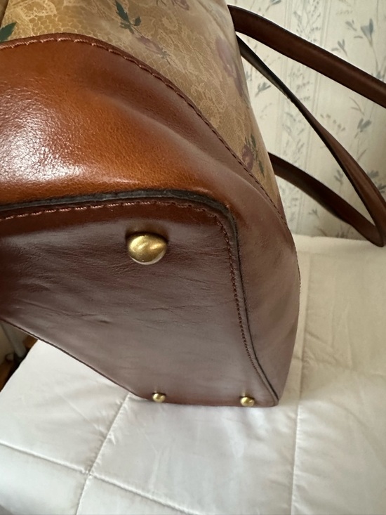 Patricia Nash Leather Floral Tote - Picture 10 of 15